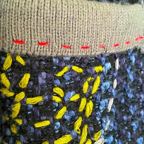 DESIGUAL➕Tweed Embellished Jacket - Picture 4 of 10